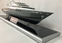 custom made model of 55m superyacht